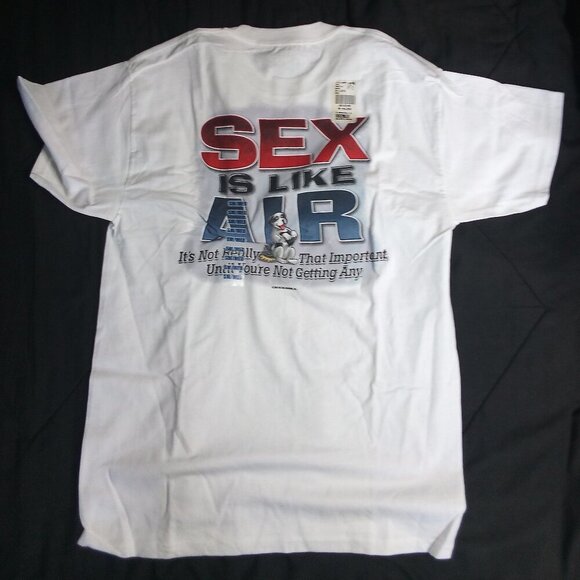 NWT Vintage Big Dogs Sex Is Like Air T-Shirt - Picture 5 of 6